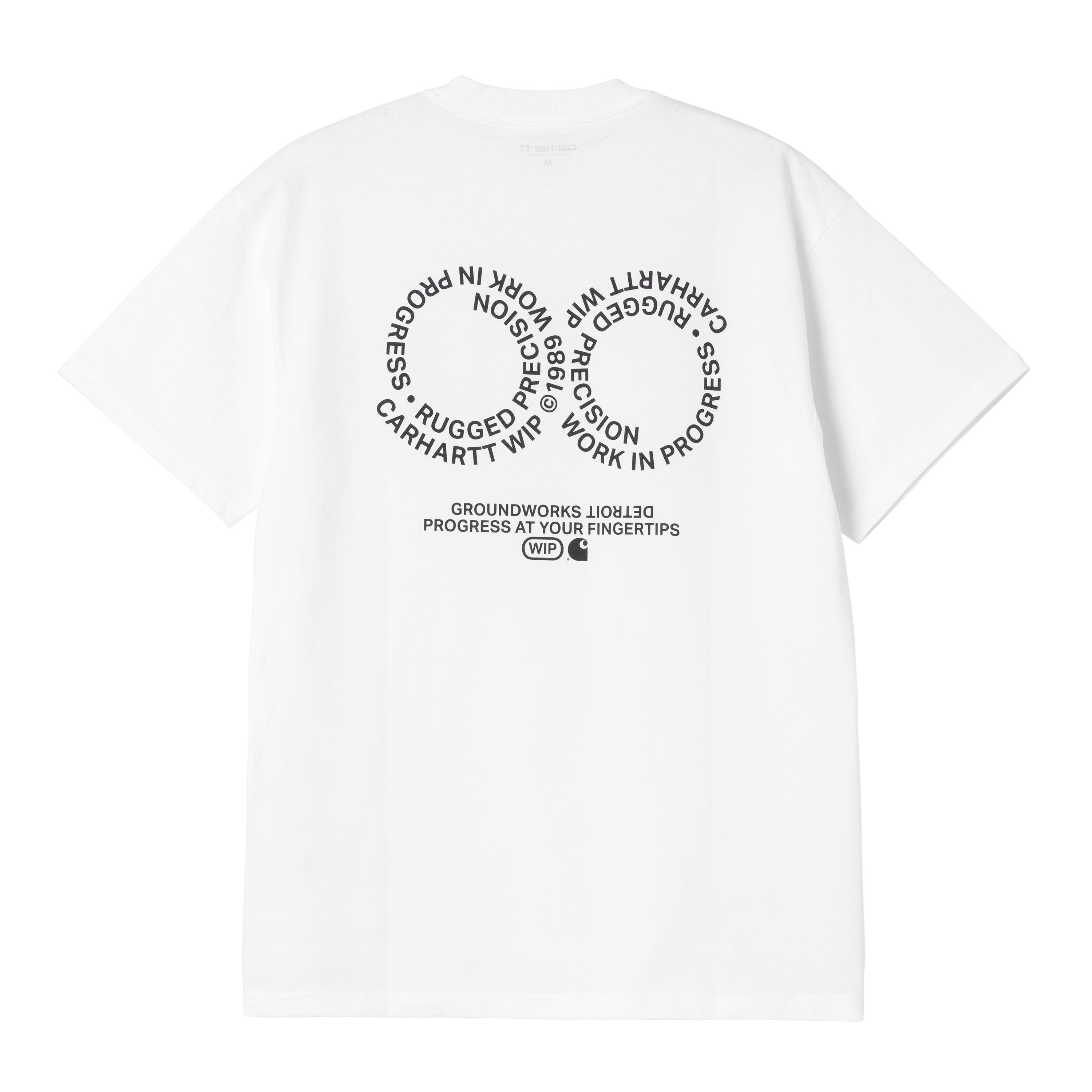 Carhartt WIP Short Sleeve Rotation T-Shirt in Bianco